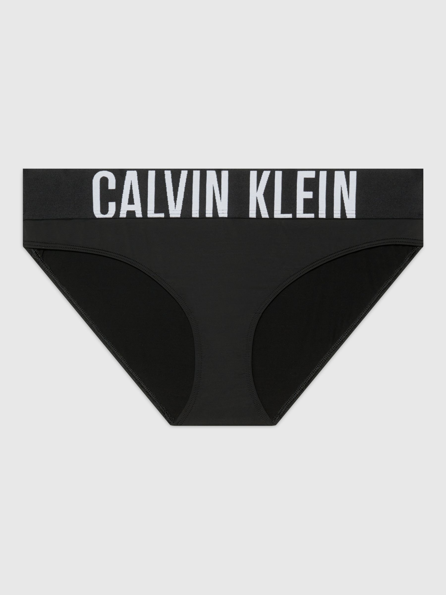 Calvin Klein Bold Logo Bikini Knickers, Black, L