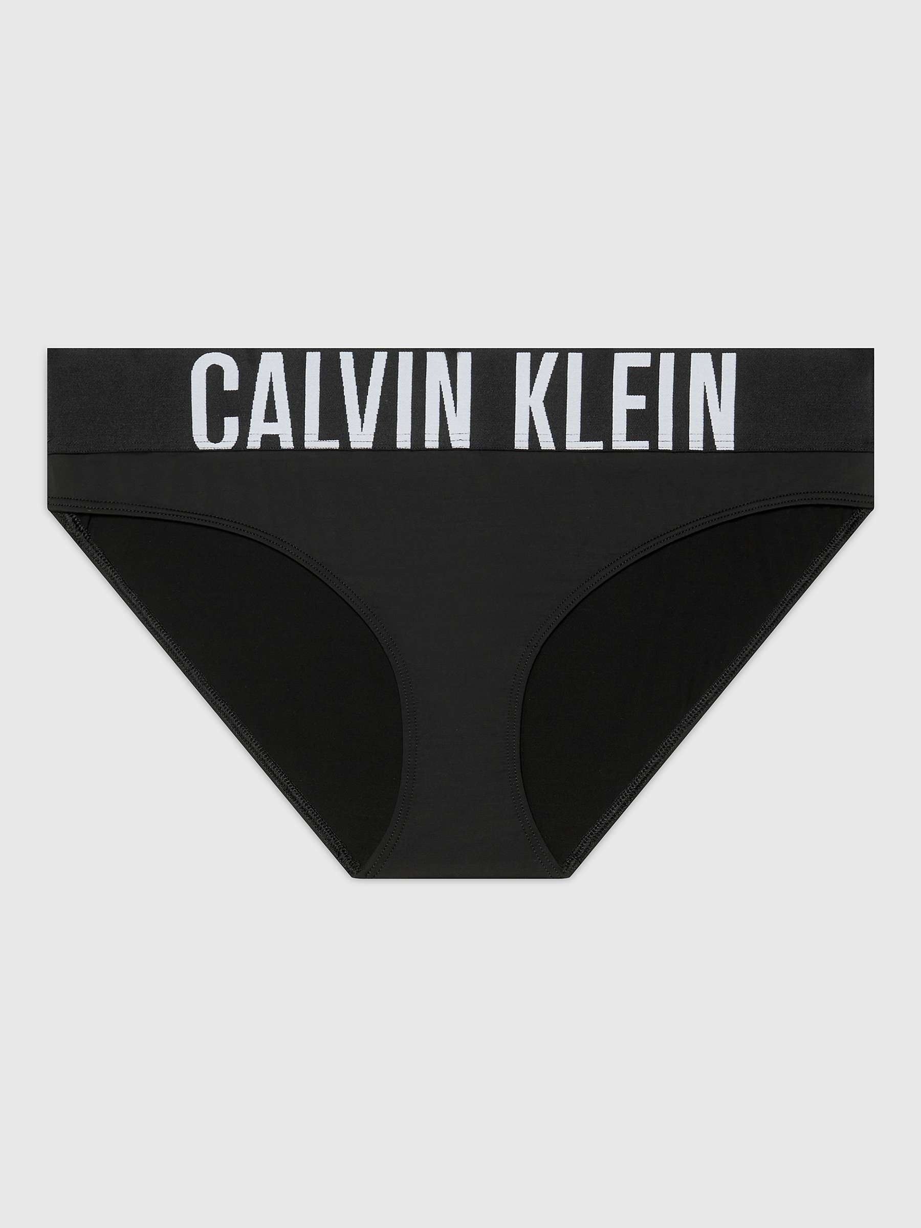 Buy Calvin Klein Bold Logo Bikini Knickers, Black Online at johnlewis.com