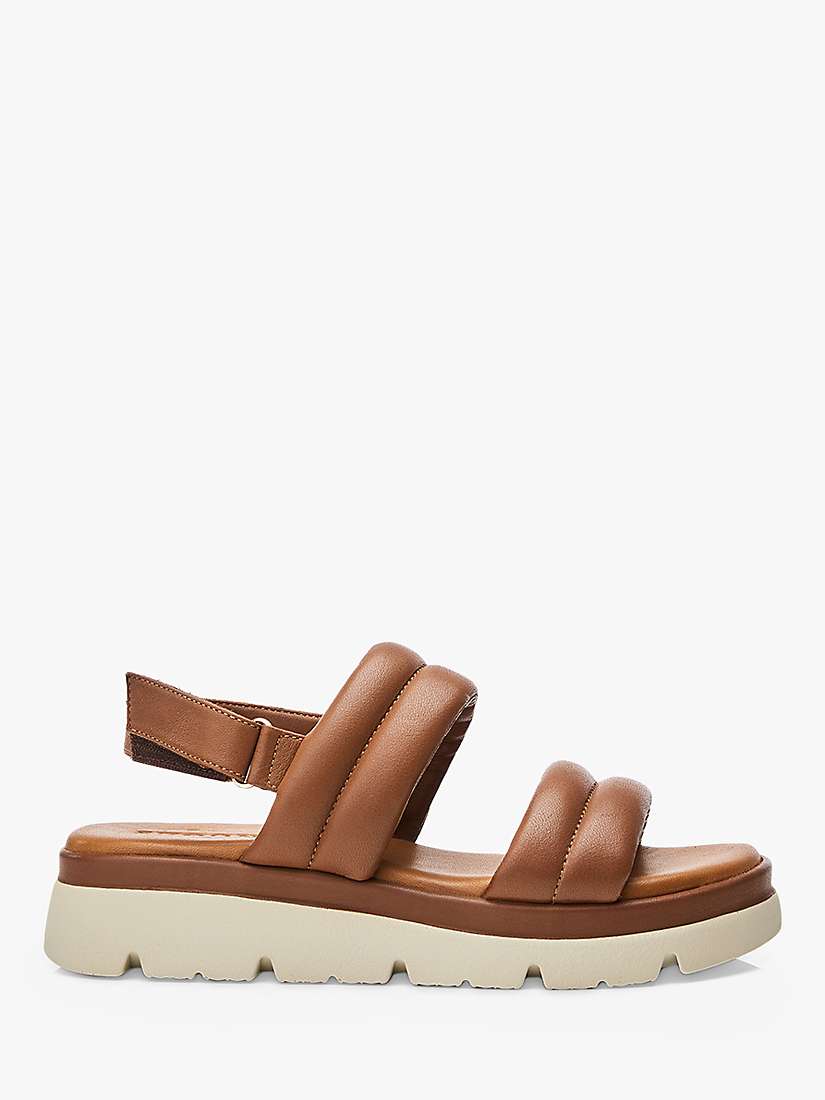 Buy Moda in Pelle Squash Leather Sandals, Tan Online at johnlewis.com