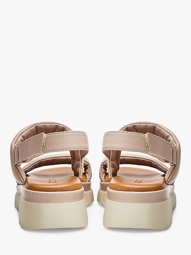 Moda in Pelle Squash Chunky Sandals, Taupe