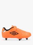 Umbro Kids' Speciali Liga Firm Ground Football Boots, Orange