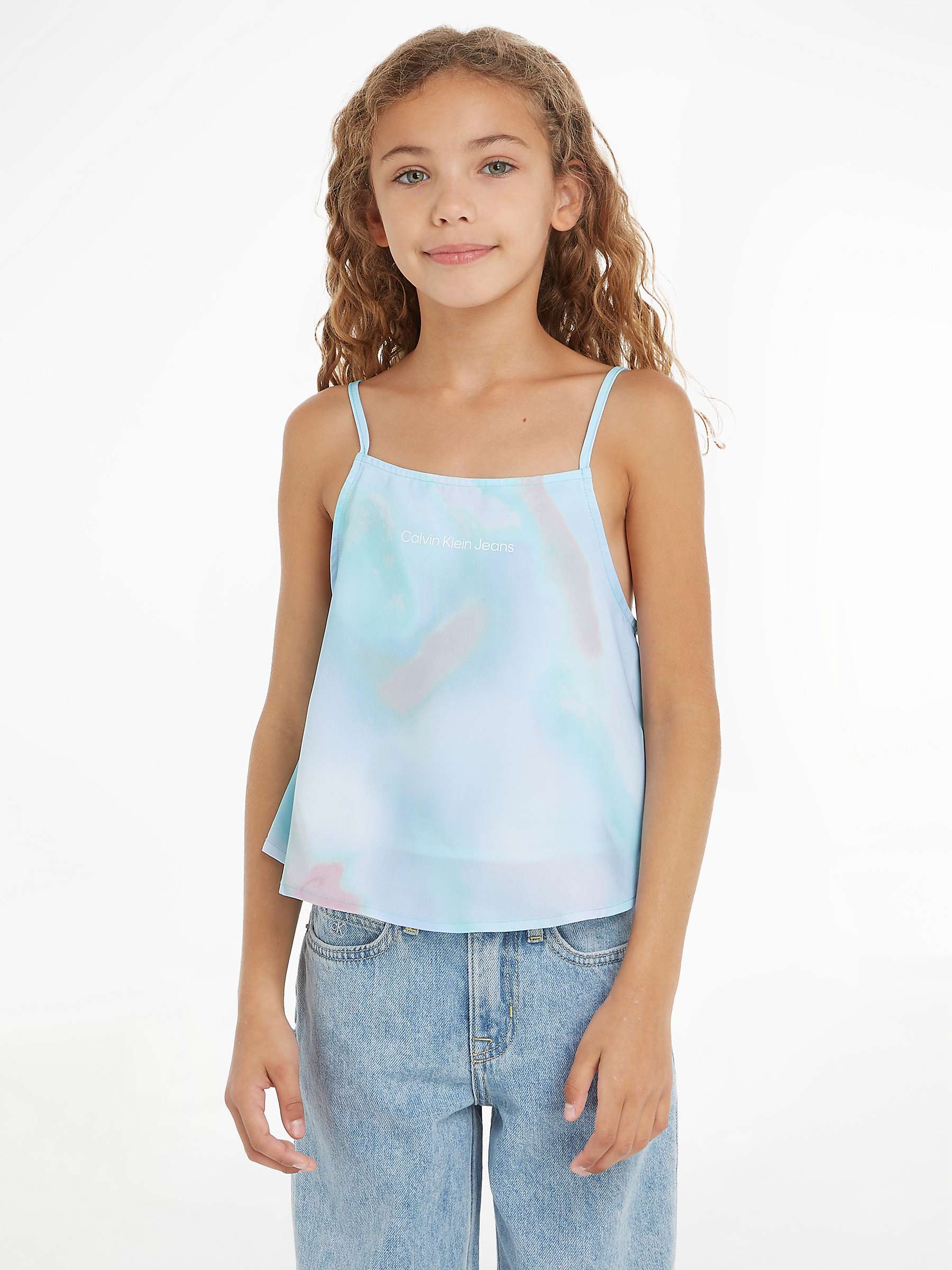 Buy Calvin Klein Kids' Serenity Camisole, Blue Online at johnlewis.com