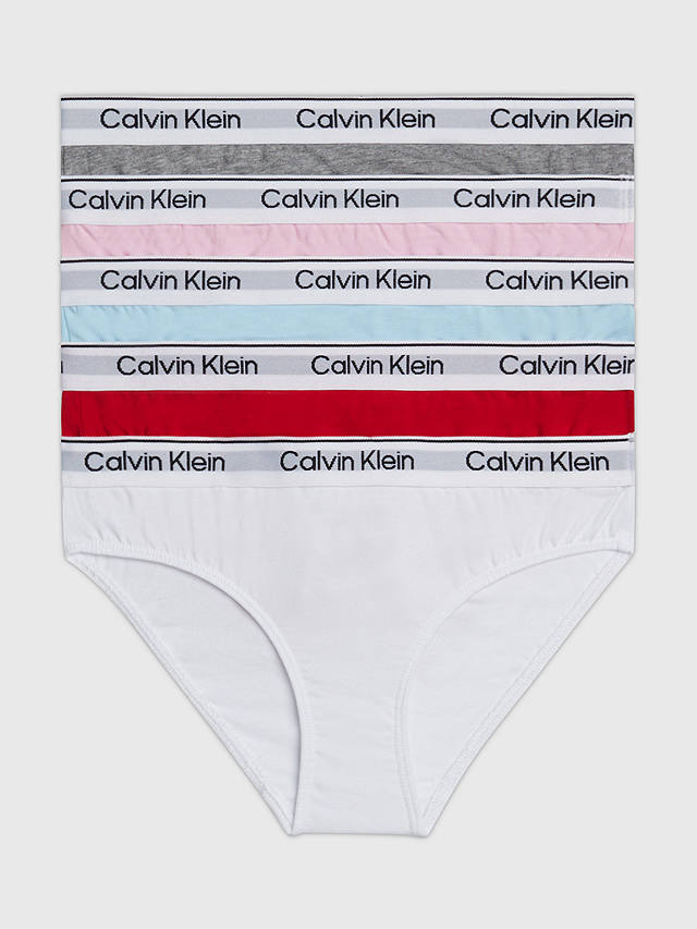 Calvin Klein Kids' Bikini Briefs, Pack of 5, Multi