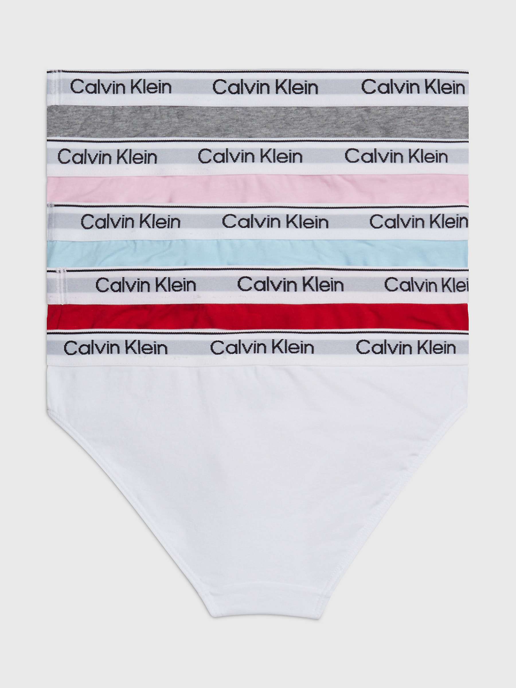 Buy Calvin Klein Kids' Bikini Briefs, Pack of 5, Multi Online at johnlewis.com