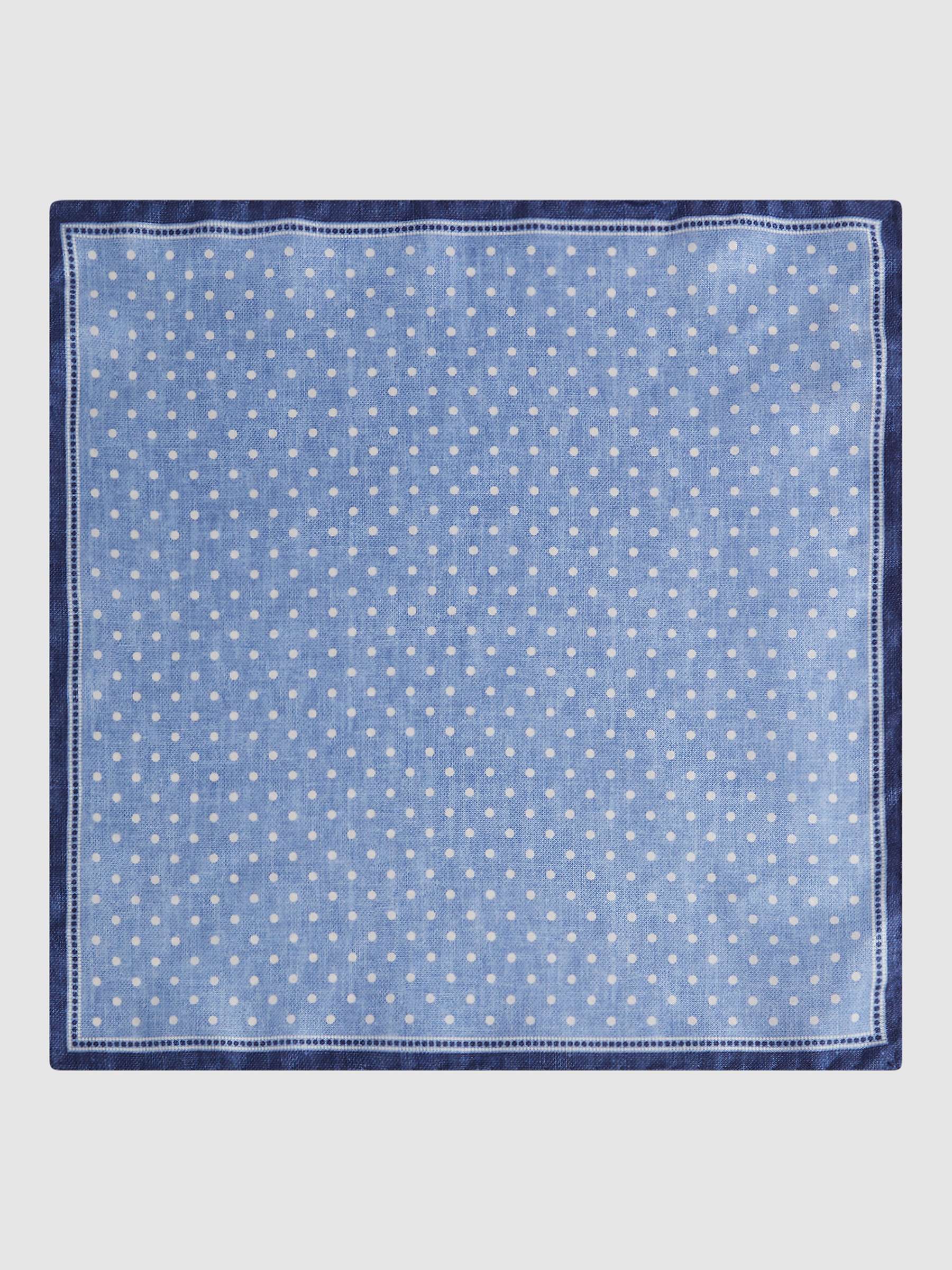 Buy Reiss Vecchia Polka Dot Print Silk Handkerchief Online at johnlewis.com