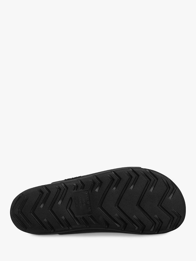 totes SOLBOUNCE Adjustable Buckle Slide Sandals, Black