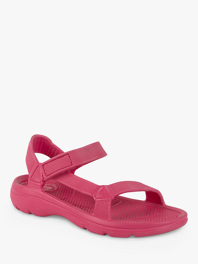totes Ladies SOLBOUNCE Riley Adjustable Sport Sandals, Azalea Pink