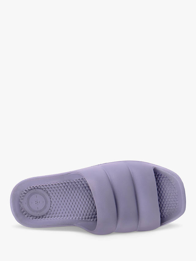 totes Puffy Slider Sandals, Lilac Periwinkle