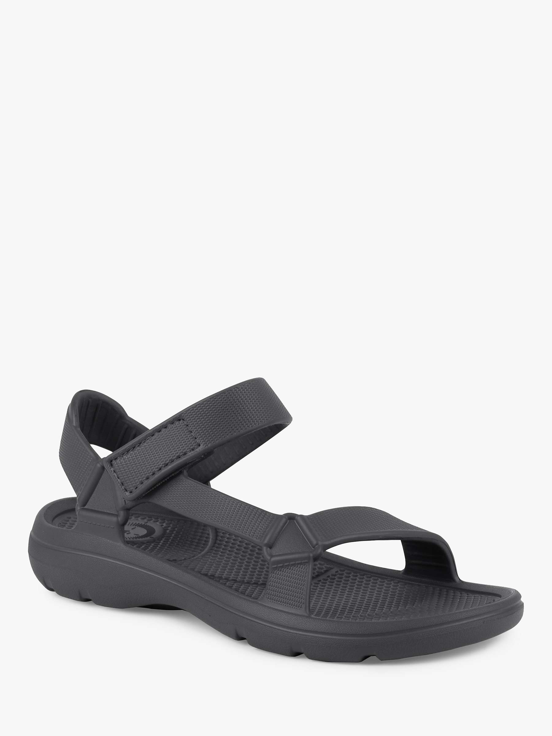 Buy totes SOLBOUNCE Velcro Sport Sandals, Mineral Grey Online at johnlewis.com