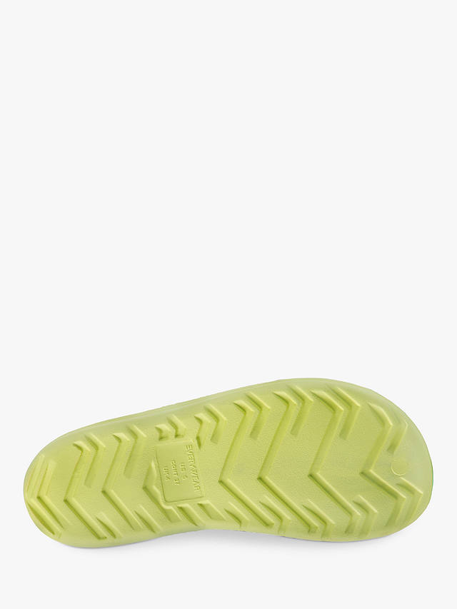 totes SOLBOUNCE Toe Post Sandals, Vivid Lime