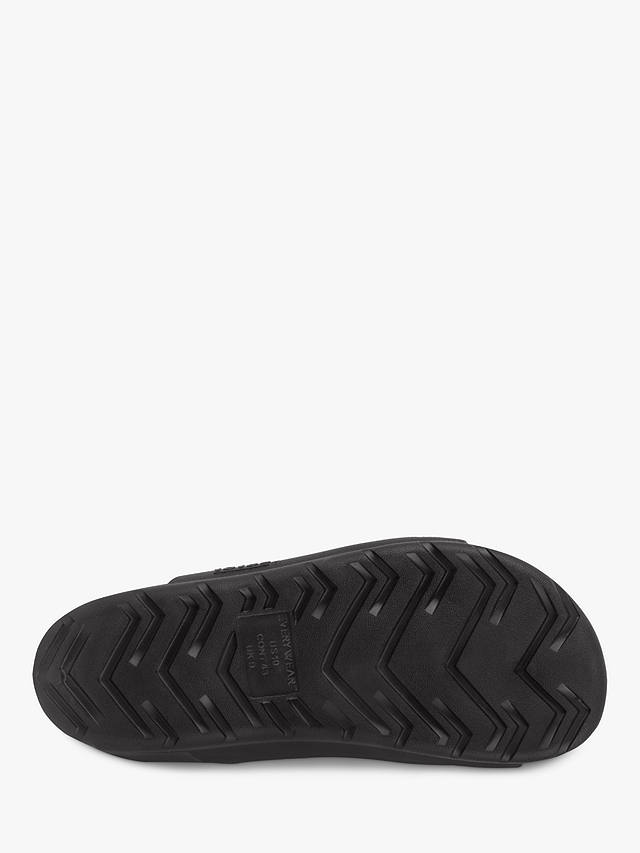 totes SOLBOUNCE Adjustable Slider Sandals, Black