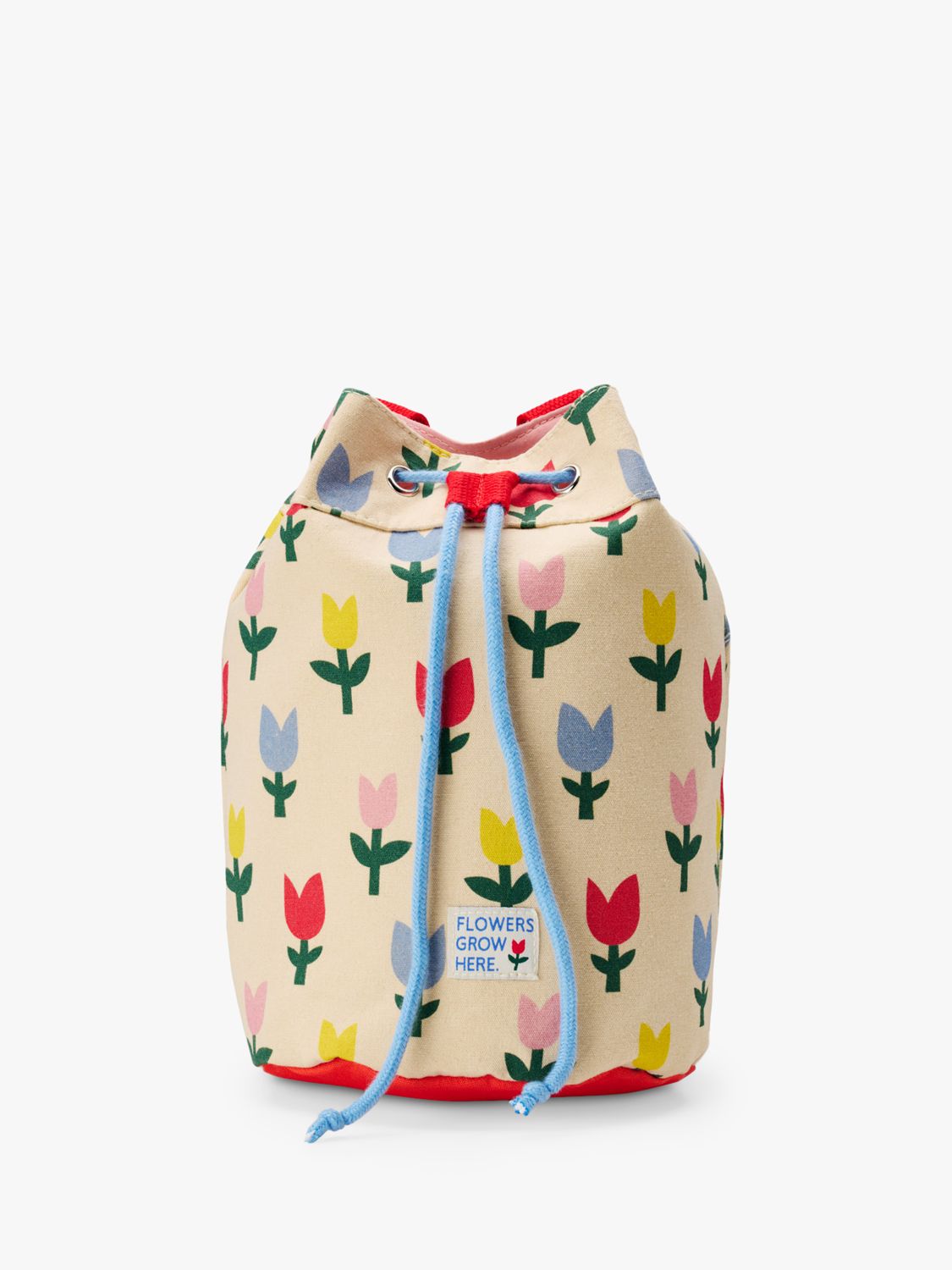 Small Stuff Kids' Canvas Tulip Drawstring Duffle Bag, Multi, One Size