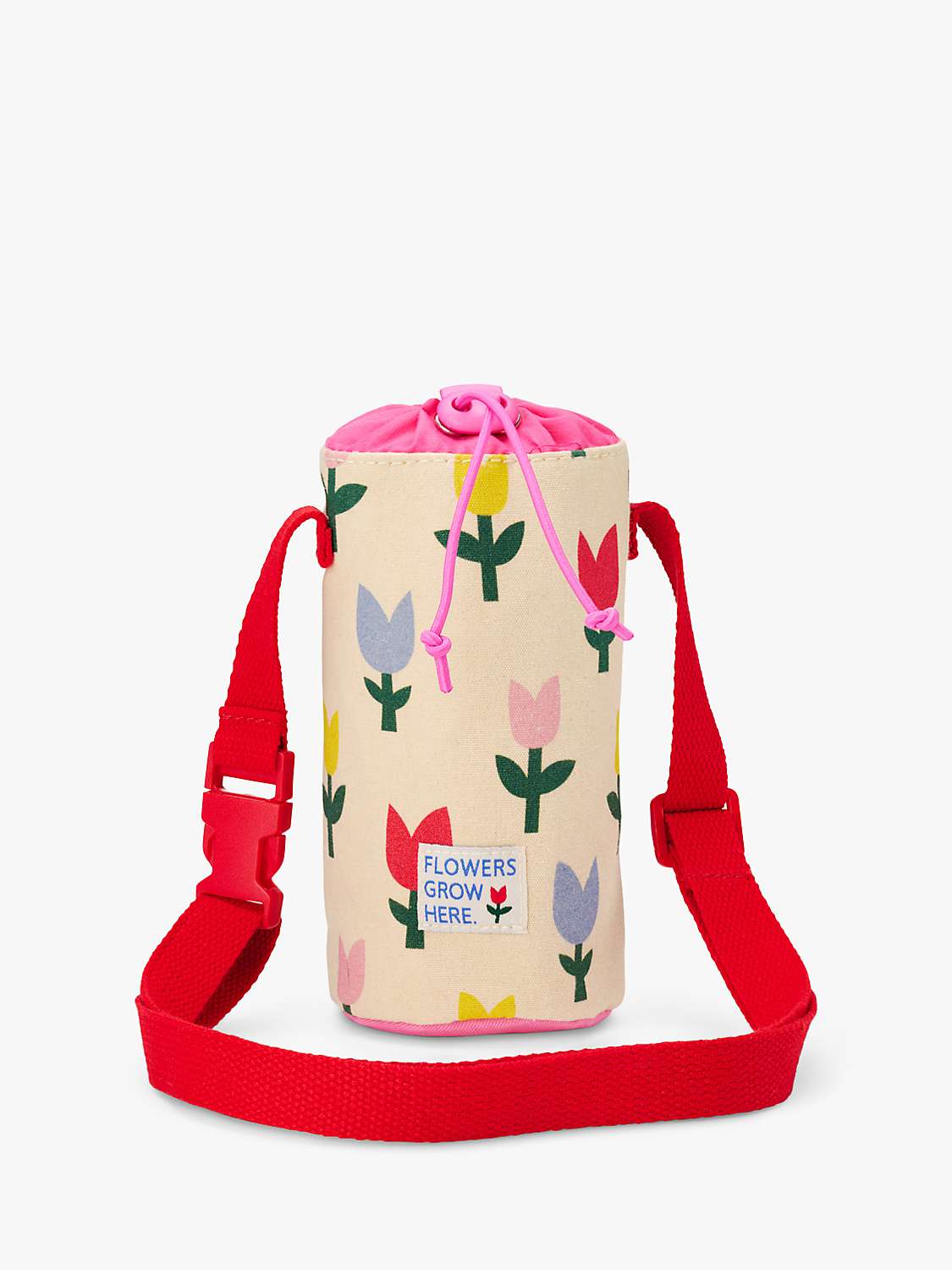 Buy Small Stuff Kids' Canvas Tulip Crossbody Water Bottle Holder, Multi Online at johnlewis.com