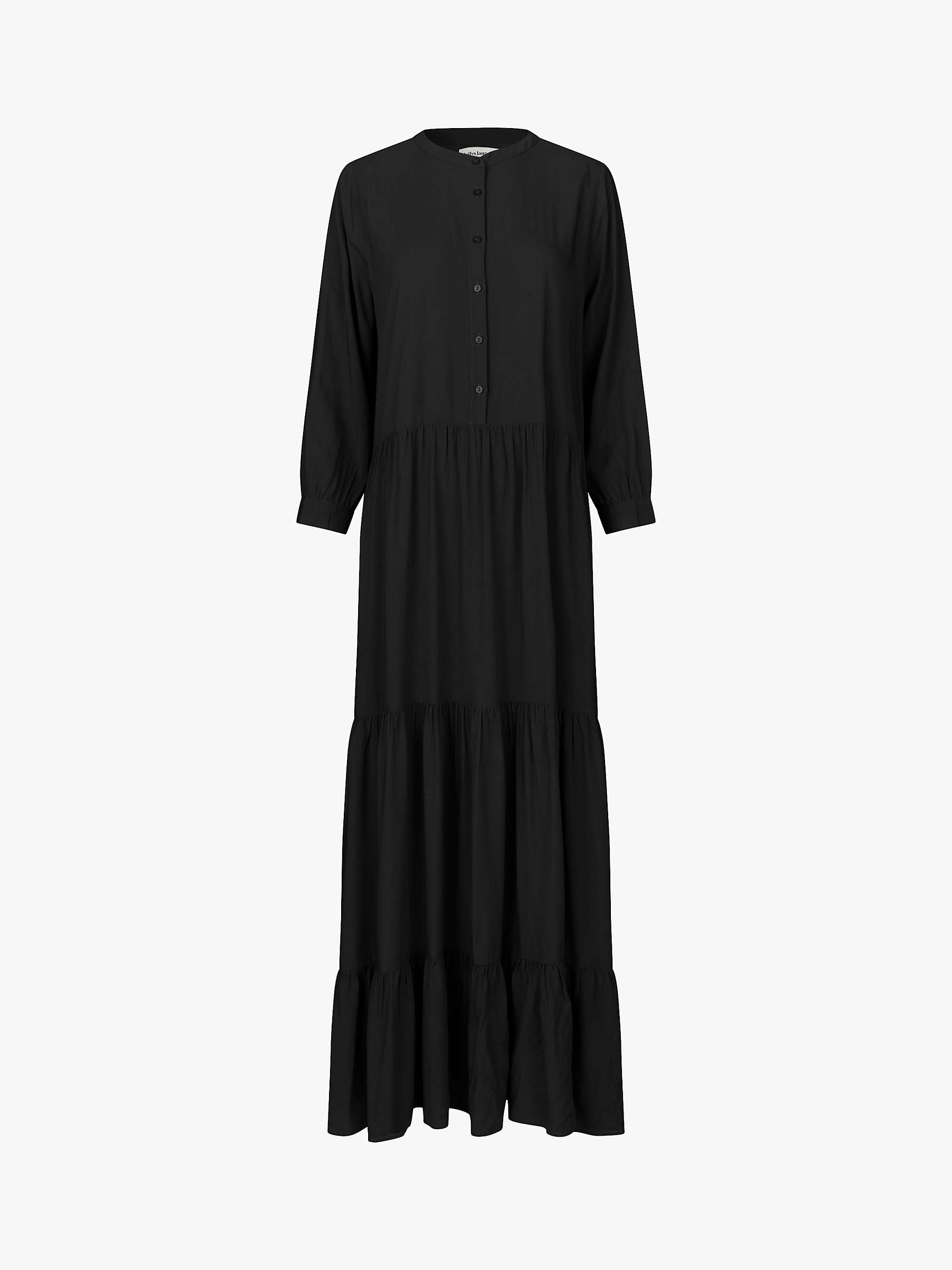 Buy Lollys Laundry Nee Tiered Maxi Dress, Black Online at johnlewis.com