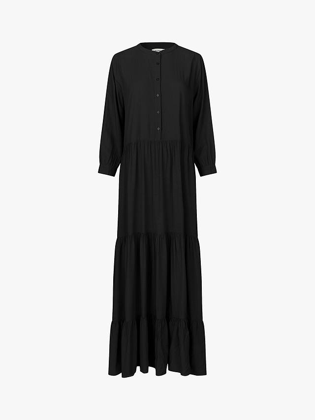 Lollys Laundry Nee Tiered Maxi Dress, Black