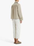 Lollys Laundry Viola Cropped Trench Coat, Ecru