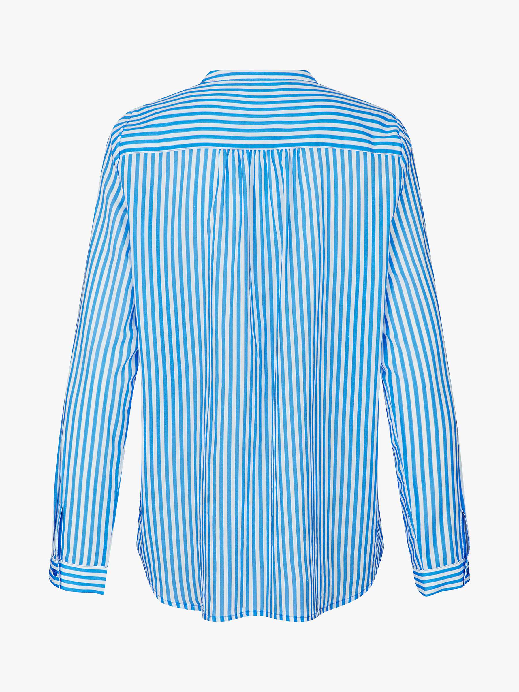 Buy Lollys Laundry Lux Organic Cotton Striped Shirt, Blue/White Online at johnlewis.com