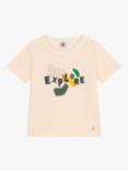 Petit Bateau Kids' Explore Print T-Shirt, Avalanche/Multi