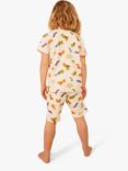 Petit Bateau Kids' Abstract Print Shorts Pyjamas, Avalanche/Multi