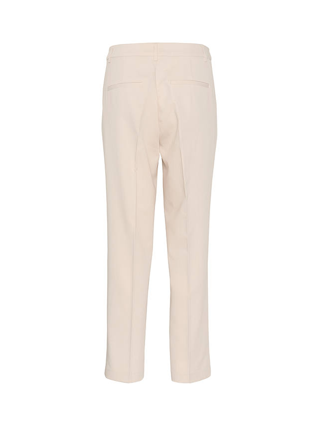KAFFE Sakura Zip Trousers, Antique White