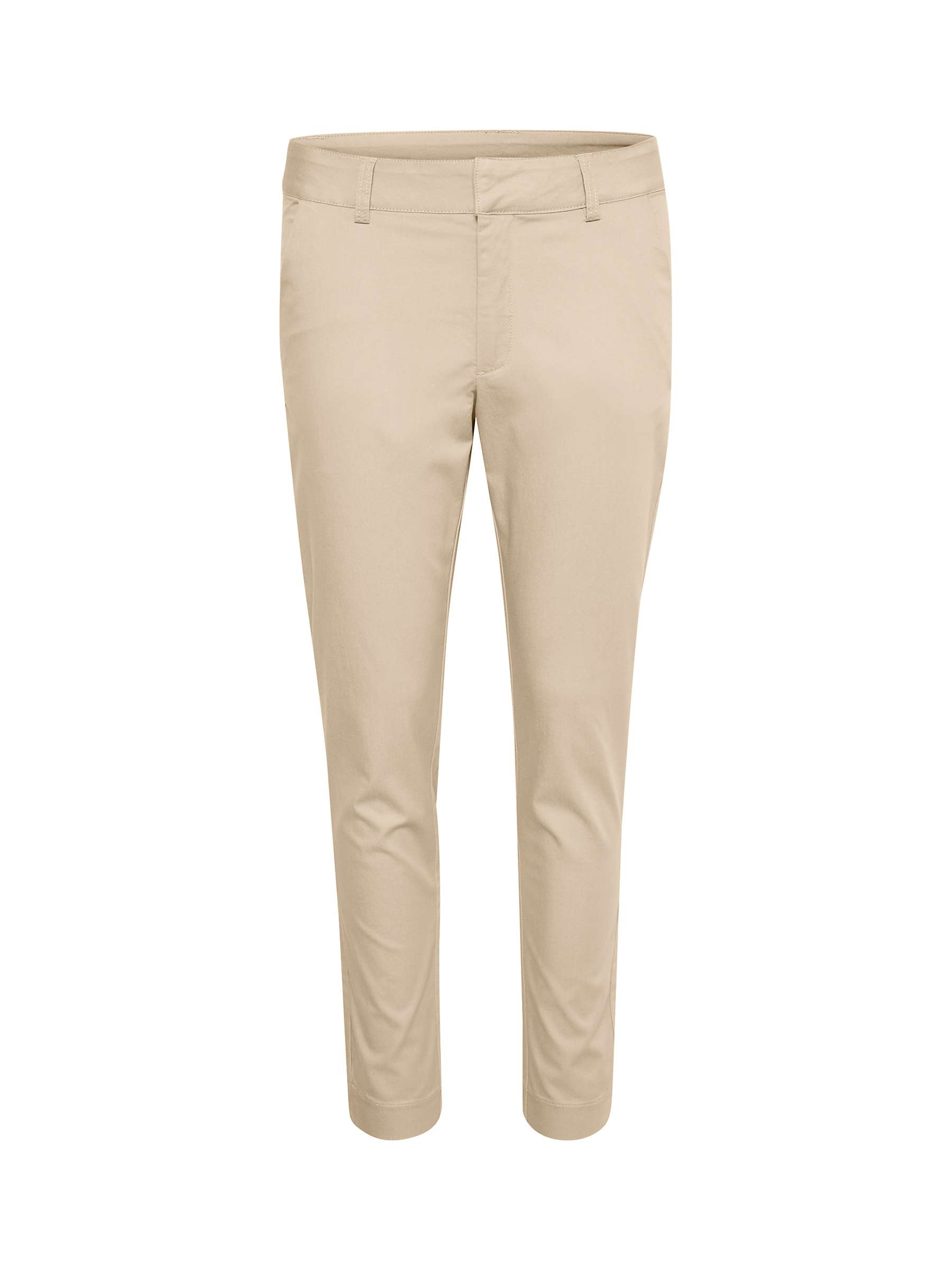 Buy KAFFE Lea 7/8 Chino Trousers, Feather Gray Online at johnlewis.com