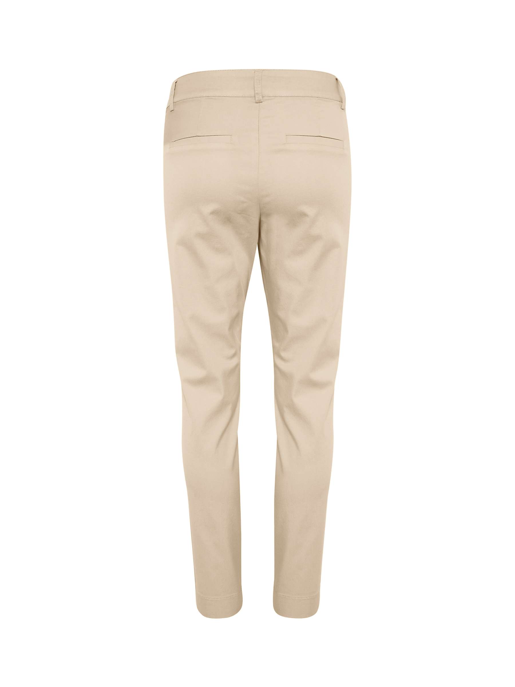 Buy KAFFE Lea 7/8 Chino Trousers, Feather Gray Online at johnlewis.com