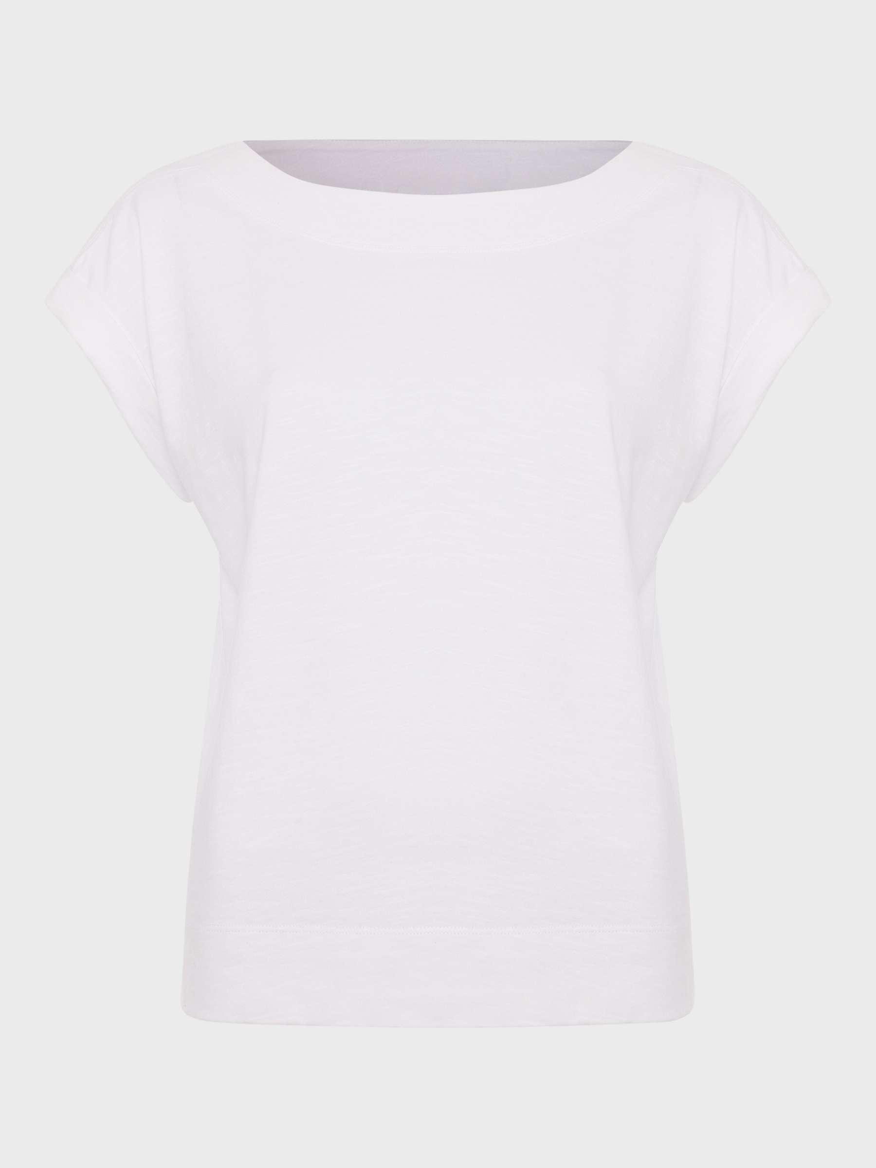 Buy Hobbs Alycia Cotton Slub T-shirt Online at johnlewis.com