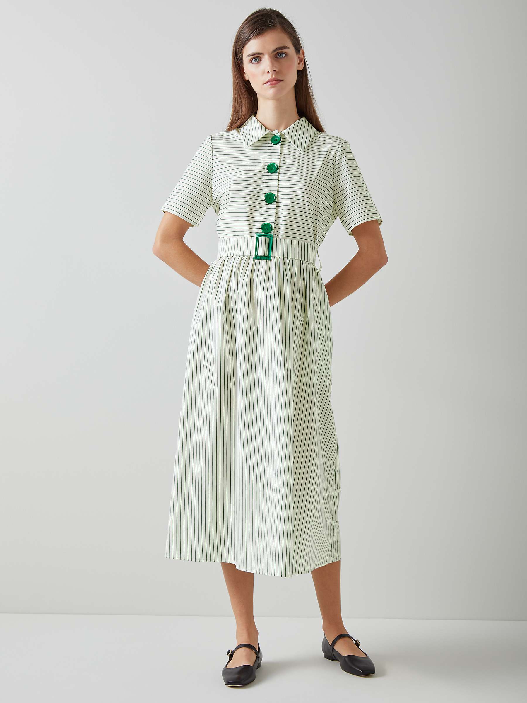 Buy L.K.Bennett Bextor Stripe Shirt Dress Online at johnlewis.com