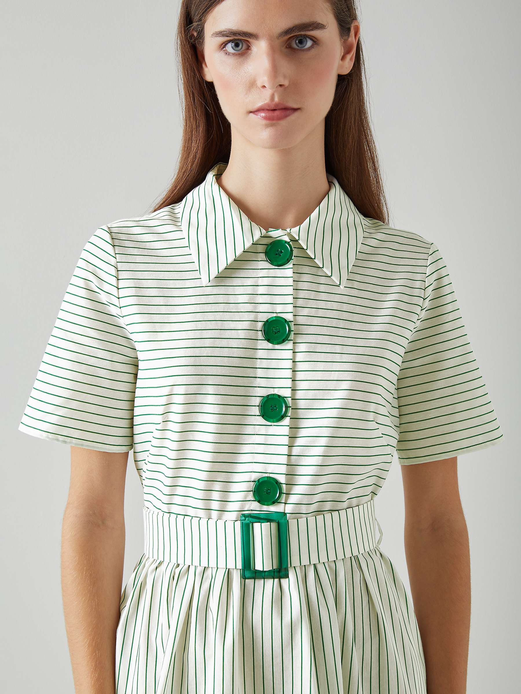 Buy L.K.Bennett Bextor Stripe Shirt Dress Online at johnlewis.com