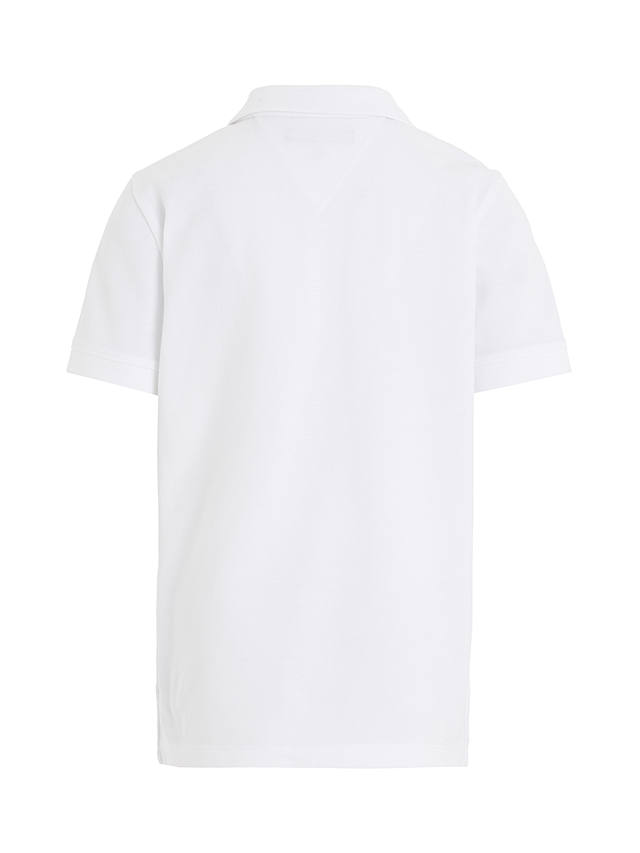 Tommy Hilfiger Kids' Logo Polo Shirt, White