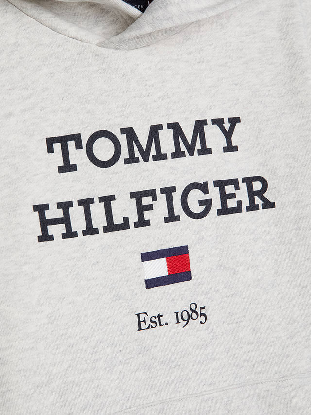 Tommy Hilfiger Kids' Logo Hoodie & Joggers Set, New Light Grey