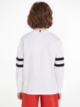 Tommy Hilfiger Script Long Sleeve T-Shirt, White