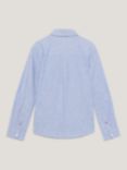 Tommy Hilfiger Kids' Flag Oxford Shirt, Ultra Blue Melange