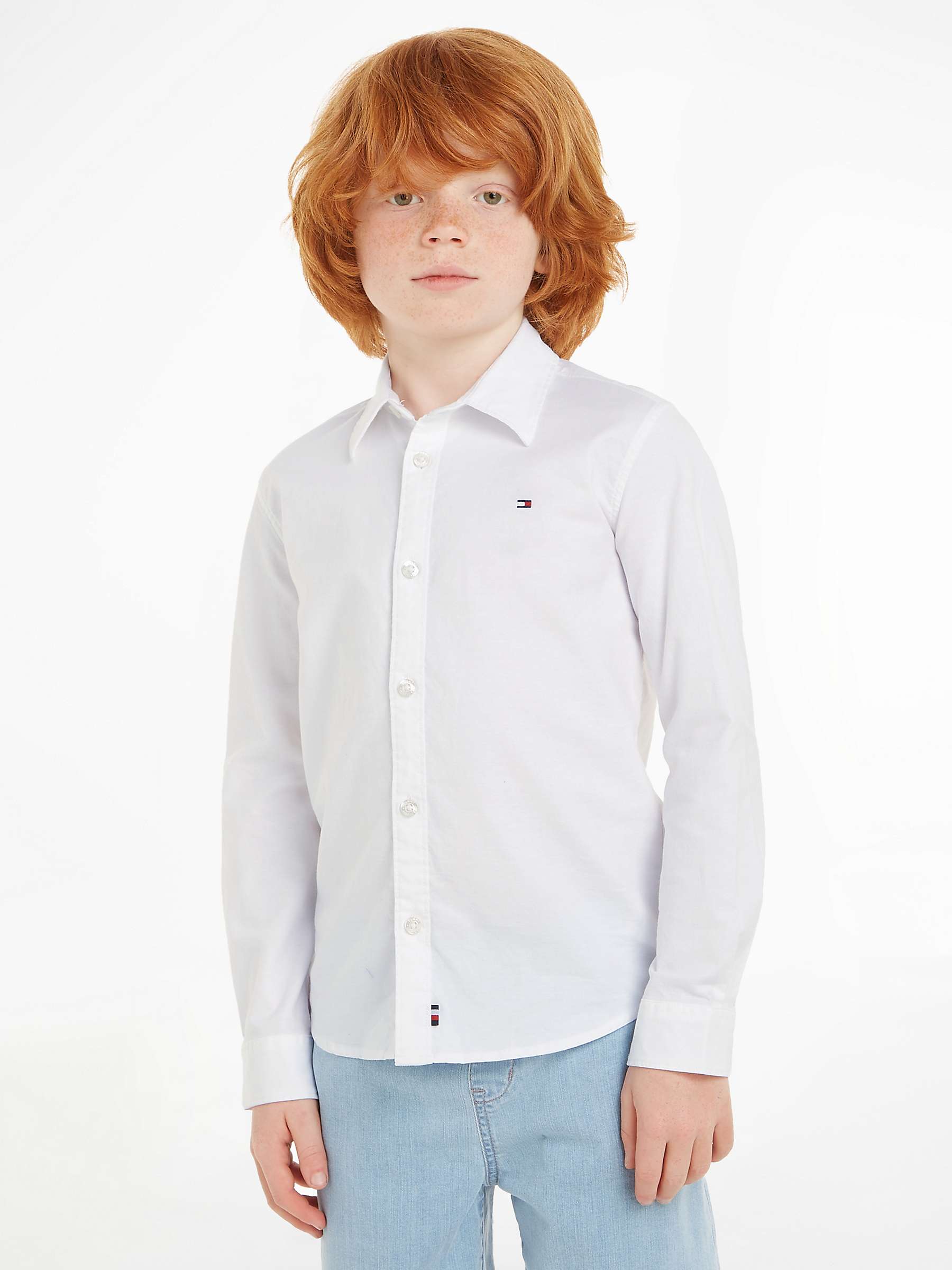 Buy Tommy Hilfiger Kids' Flag Oxford Shirt Online at johnlewis.com