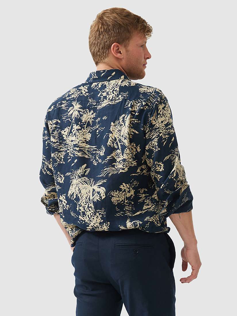 Buy Rodd & Gunn Livingstone Linen Straight Fit Long Sleeve Shirt Online at johnlewis.com