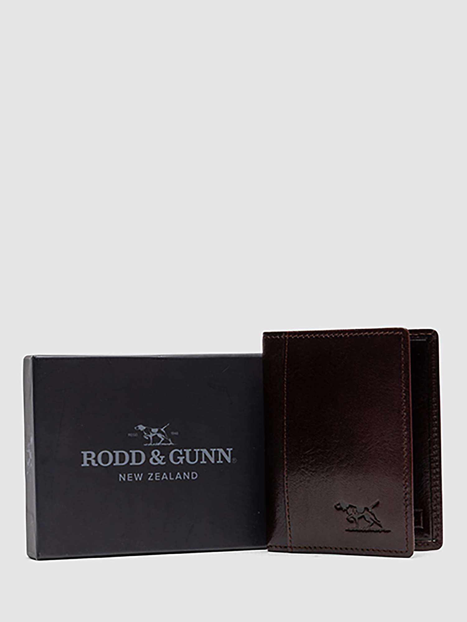 Buy Rodd & Gunn Walton Card Holder, Chocolate Online at johnlewis.com