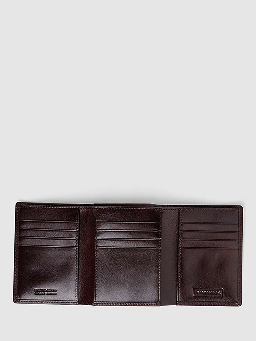 Buy Rodd & Gunn Wesport Leather Tri-Fold Wallet, Chocolate Online at johnlewis.com
