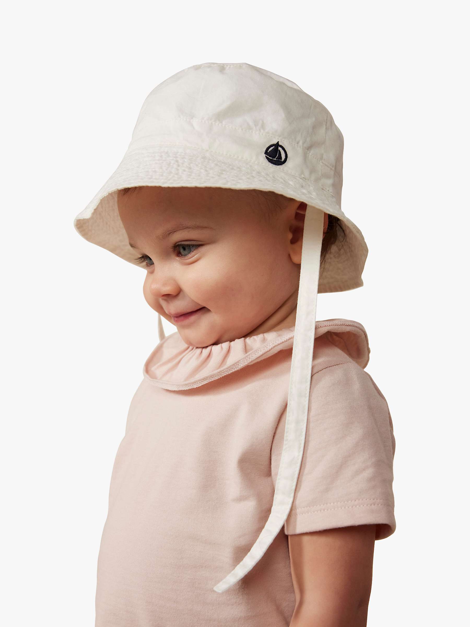 Buy Petit Bateau Baby Twill Sun Hat Online at johnlewis.com