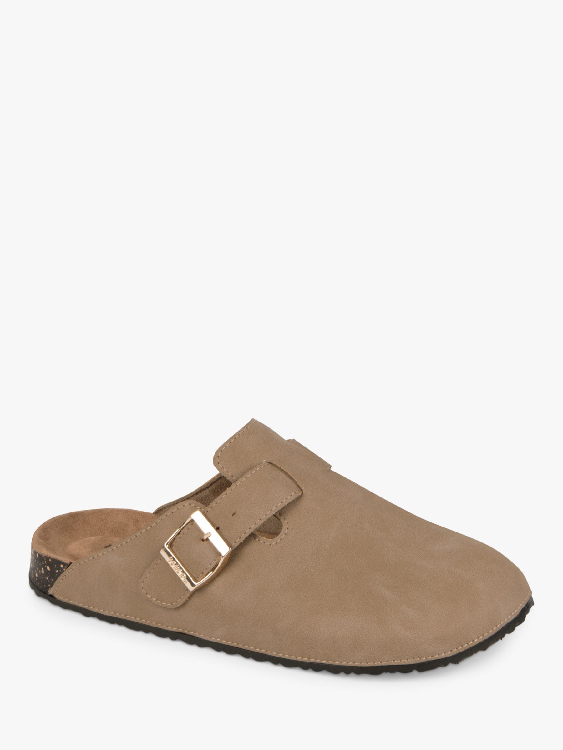totes Buckle Clogs, Taupe, 4