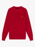 Lyle & Scott Kids' Crew Neck Sweatshirt, Gala Red