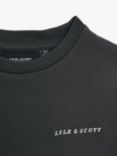 Lyle & Scott Script Crew Neck Sweatshirt, Gunmetal