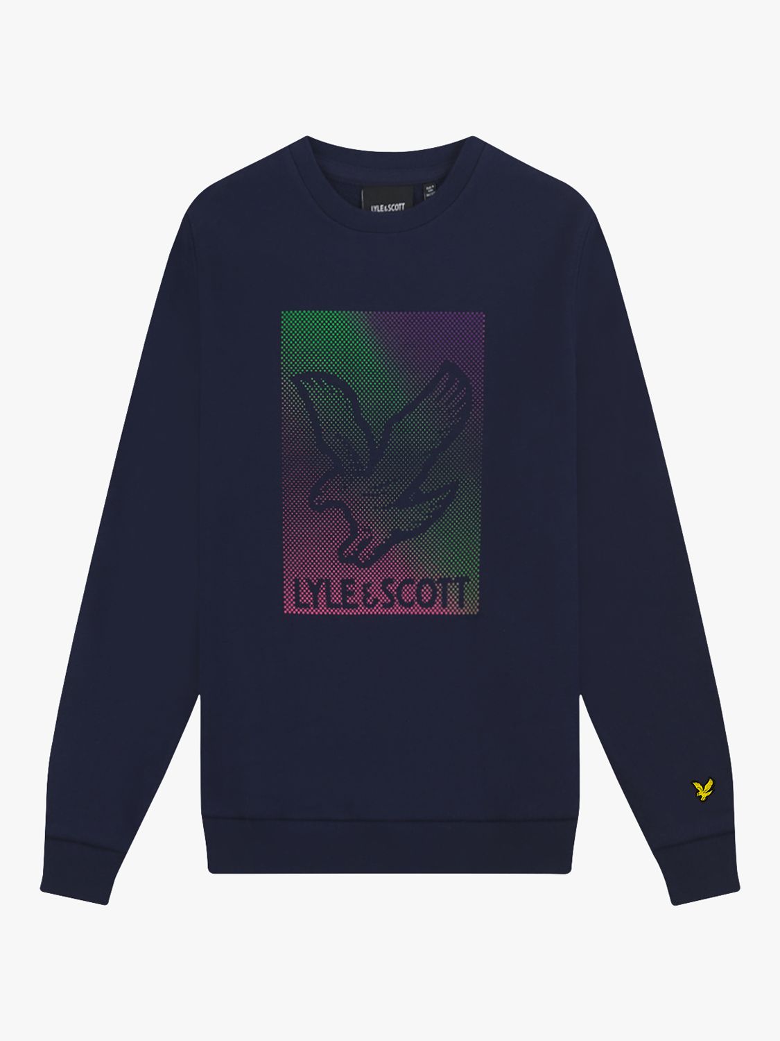Buy Lyle & Scott Kids' Dotted Eagle Graphic Sweatshirt Online at johnlewis.com
