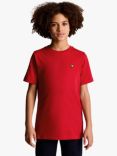 Lyle & Scott Kids' Plain T-Shirt, Gala Red