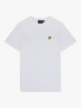 Lyle & Scott Kids' Milano Logo T-Shirt, White