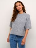 KAFFE Emilie Wool Blend Jumper, Grey Melange