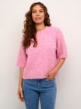 KAFFE Emilie Wool Blend Jumper, Festival Fuchsia