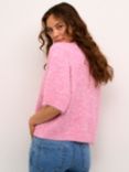 KAFFE Emilie Wool Blend Jumper, Festival Fuchsia