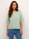 KAFFE Emilie Wool Blend Jumper, Granite Green