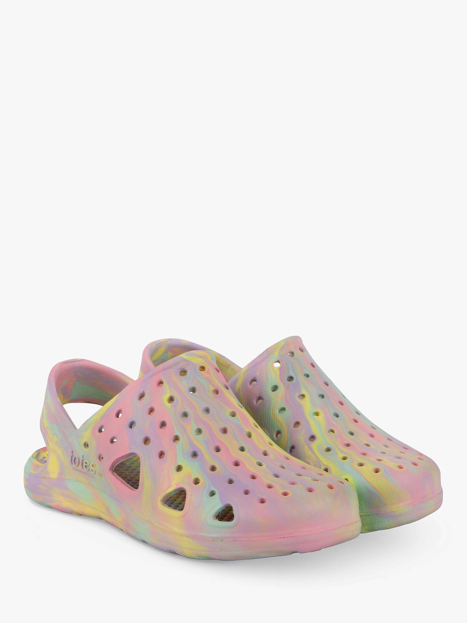 Buy totes Kids' SolBounce Tie Dye Clogs Online at johnlewis.com