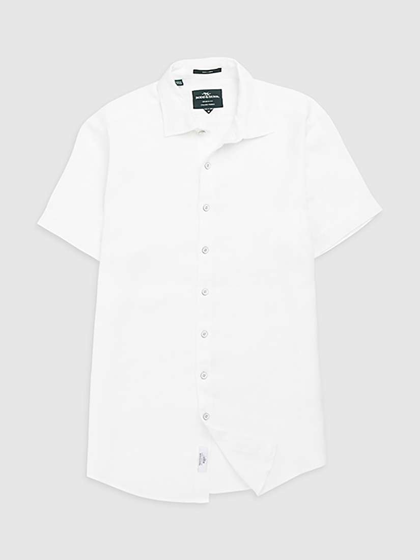 Buy Rodd & Gunn Palm Beach Linen Slim Fit Short Sleeve Shirt Online at johnlewis.com